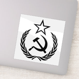 Sichel und Hammer, UdSSR, CCCP, Kommunismus Aufkleber