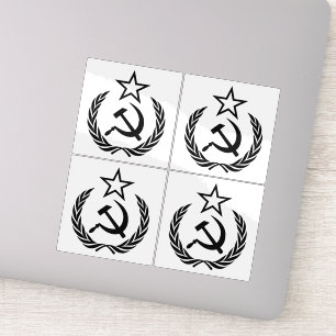Sichel und Hammer, UdSSR, CCCP, Kommunismus Aufkleber