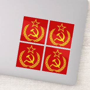 Sichel und Hammer, UdSSR, CCCP, Kommunismus Aufkleber