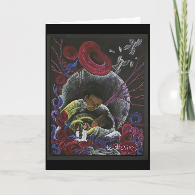 Sichel-Zellen-Schmerz-Bewusstsein Karte (Vorderseite)