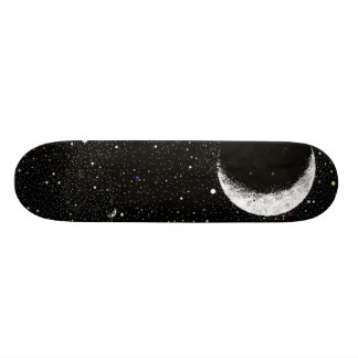 Sichelförmiger Mond Skateboard