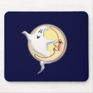 SICHELFÖRMIGER MOND u. GEIST durch SHARON SHARPE Mousepad