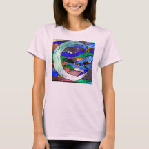 Sichelförmiges Mond-T-Shirt