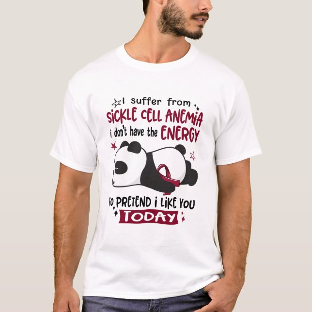Sichelzellanämie Aufklärung Monat Bonbon Geschenke T-Shirt (Vorderseite)
