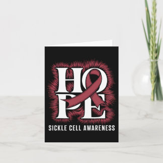Sichelzellanämie Monat Hope Sickle Cell Survi Karte