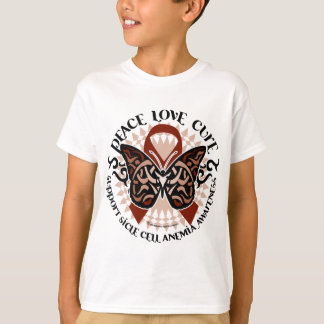 Sichelzellanämie Schmetterlingsstamm T-Shirt