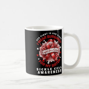 Sichelzelle Ihr Kampf ist die Stütze meiner Kampff Kaffeetasse