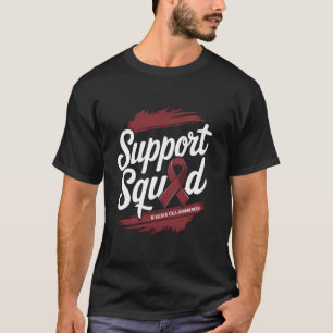 Sichelzellen-Bewusstseins-Unterstützungsgruppe Bur T-Shirt