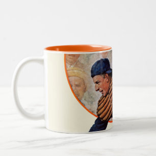Sicher auf dem Mal Zweifarbige Tasse