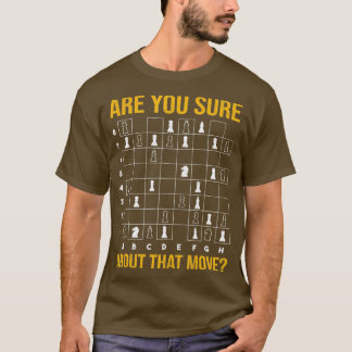 Sicher, dieser Schachbrettschacher T-Shirt