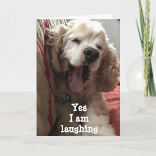 SICHER, ICH LAUGE....SIE SIND **60*** HEUTE KARTE