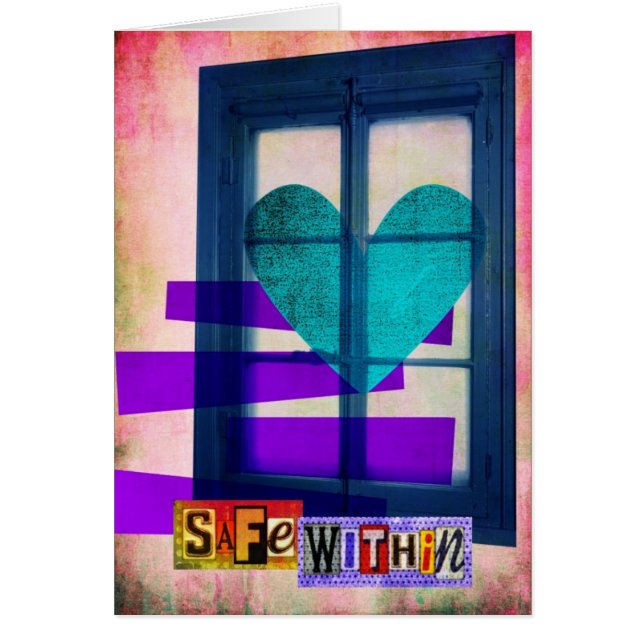 Sicher in digitaler Collage (Vorne)