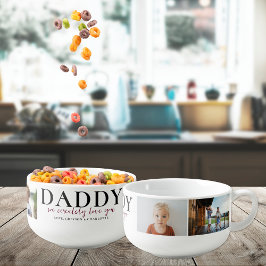 Sicher Liebe Sie | Cerealien 4 Foto Bowl des Vater Große Suppentasse
