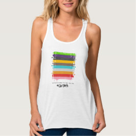 Sicher mit meiner Fahne - Frauenrücklauf Tank Top