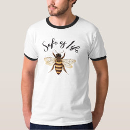 Sicher wie das Leben Überdimensionaler Klingelton T-Shirt