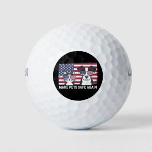 Sichere Haustiere in Trump Harris-Debatte 2024 Golfball