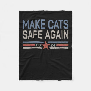 Sichere Katzen 2024 Besitzer der Katzen Fleecedecke