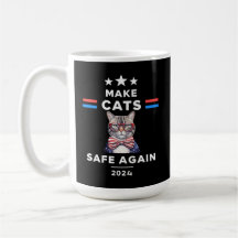Sichere Katzen bei den lustigen Katzen-Wahlen 2024