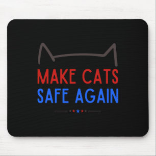 Sichere Katzen - Funny Cat Safety Awareness Mousepad