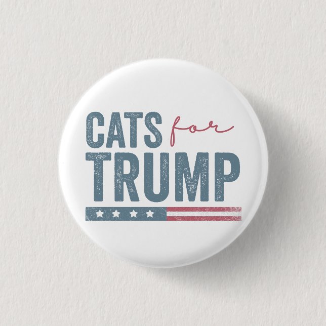 Sichere Wahlen für Trump Button (Vorderseite)