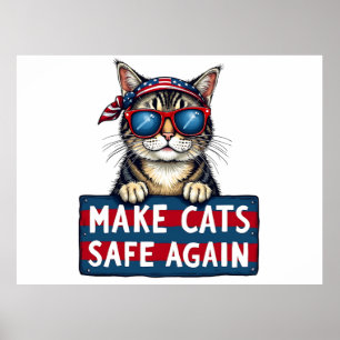 Sichere Wahlen für Trump Poster