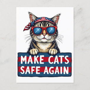 Sichere Wahlen für Trump Postkarte