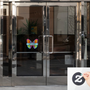 Sicherer Platz Fensteraufkleber