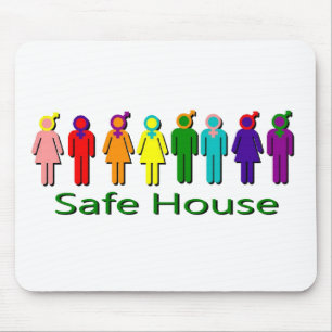 Sicheres Haus Mousepad