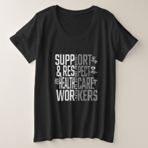 Sicheres Staffeln Rette Krankenpfleger, März Krank Große Größe T-Shirt