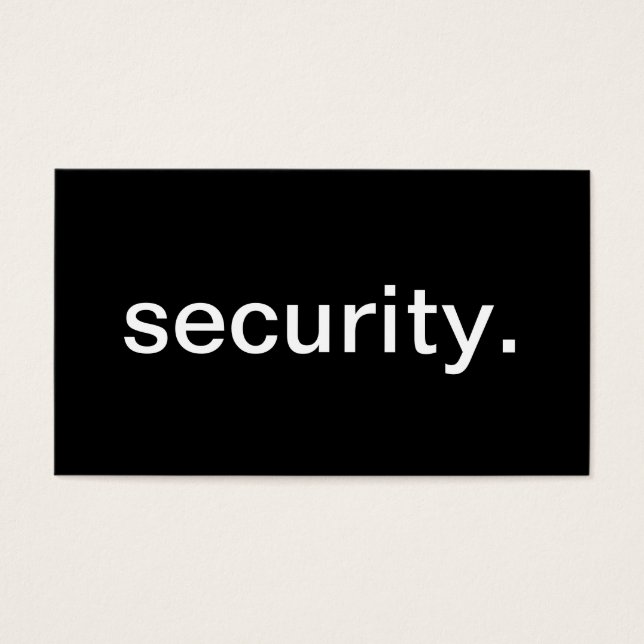 Sicherheit (Vorderseite)