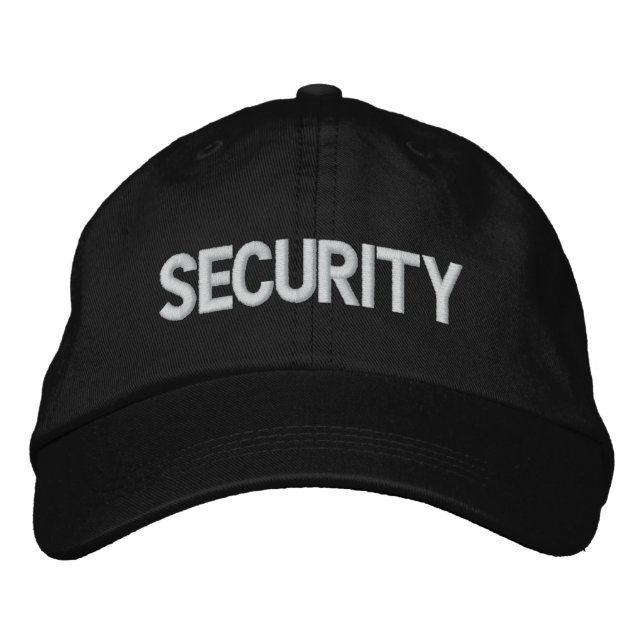 Sicherheit Bestickte Kappe (Vorderseite)