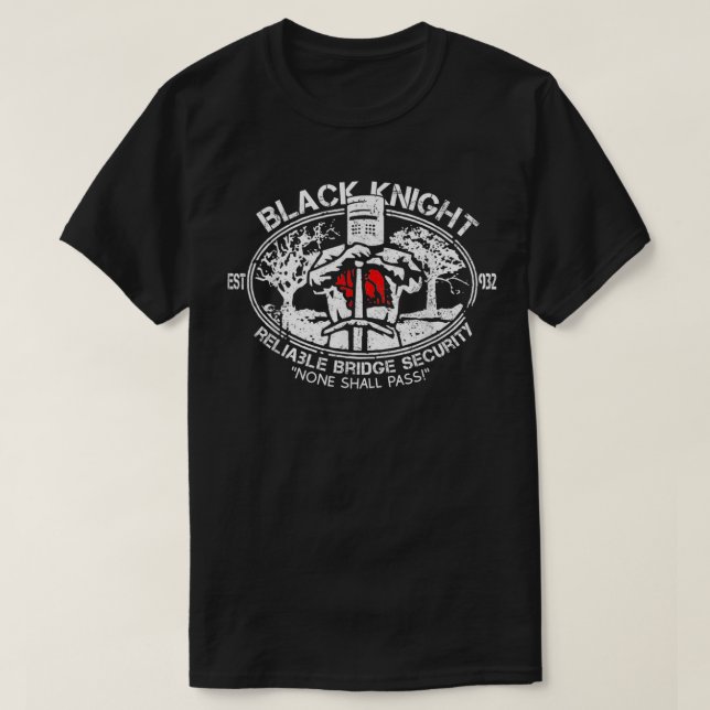 Sicherheit der coolen Black Knight Bridge T-Shirt (Design vorne)