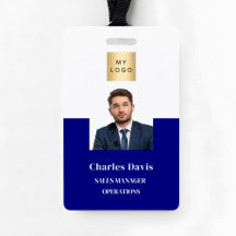 Sicherheit des Foto-ID-Unternehmens in Navy
