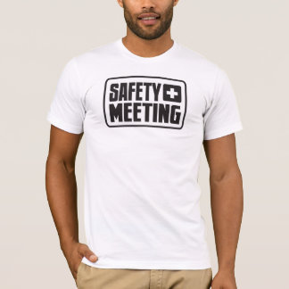 Sicherheit, die weißen T - Shirt trifft