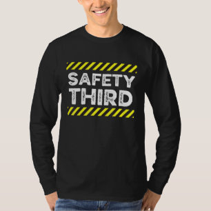 Sicherheit Dritter 4. Juli Patriotic Bang Feuerwer T-Shirt
