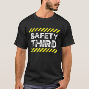 Sicherheit Dritter 4. Juli Patriotic Bang Feuerwer T-Shirt