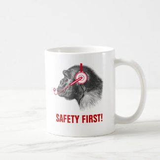 Sicherheit erste! kaffeetasse