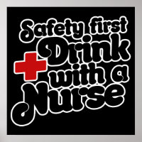 Sicherheit Erster Drink mit einem NURSE