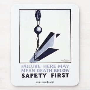 Sicherheit erstes Mousepad
