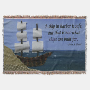 Sicherheit im Hafen Fabric Collage Einzigartige Ku Decke