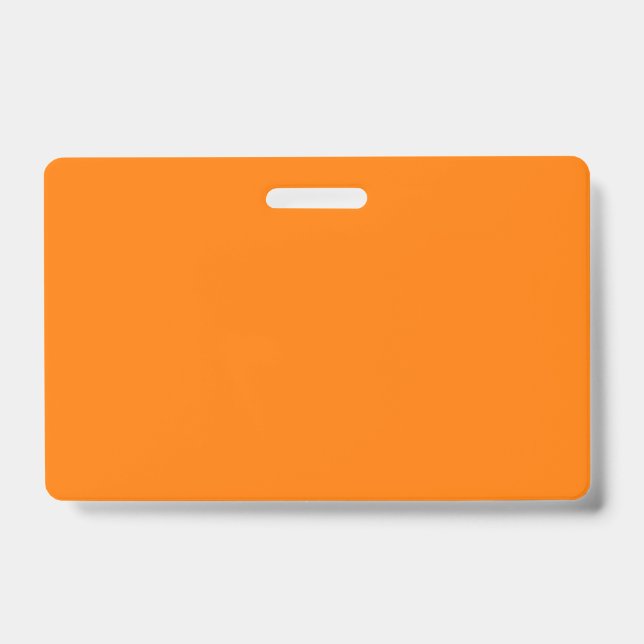 Sicherheit Orangefarbene Farbe Ausweis (Vorderseite)