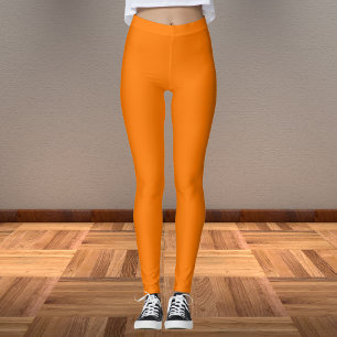 Sicherheit Orangefarbene Farbe Leggings