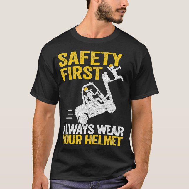 Sicherheit Tragen Sie Ihren Helm immer frisch T-Shirt (Vorderseite)