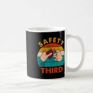 Sicherheit von Feuerwerkskörpern Kaffeetasse