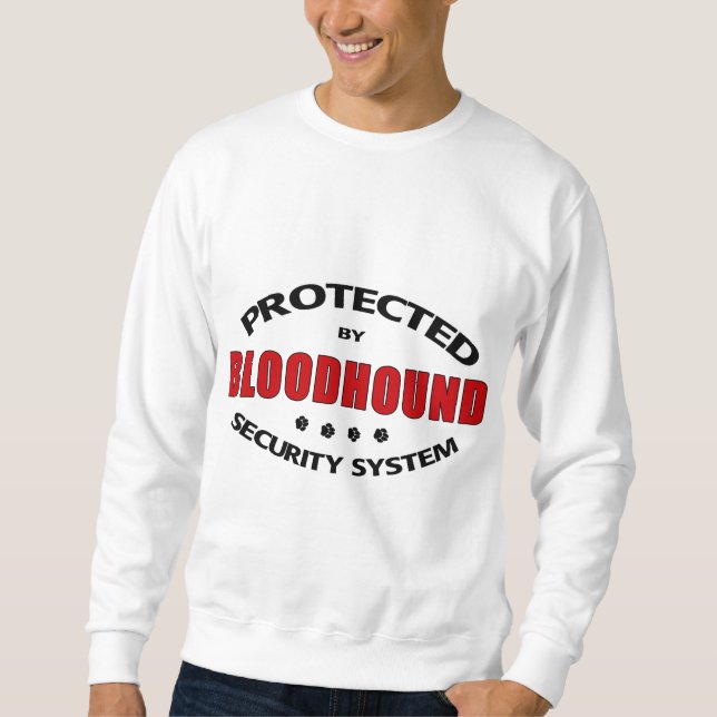 Sicherheit von Hunden im Blut Sweatshirt (Vorderseite)