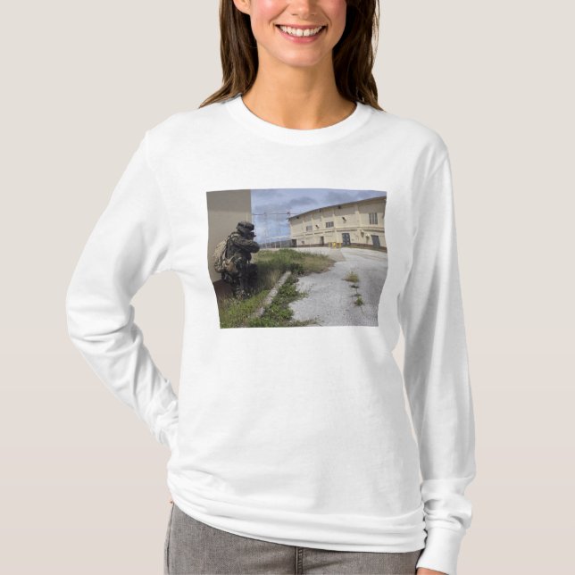 Sicherheit von Seeposten T-Shirt (Vorderseite)