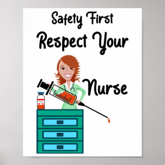 Sicherheit Vorsicht bei der Anwendung Ihres Kranke Poster