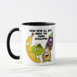 Sicherheit während der Zombie-Apokalypse Tasse