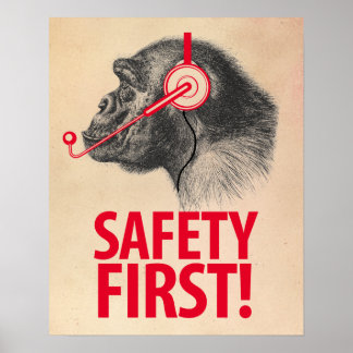 Sicherheit zuerst! poster