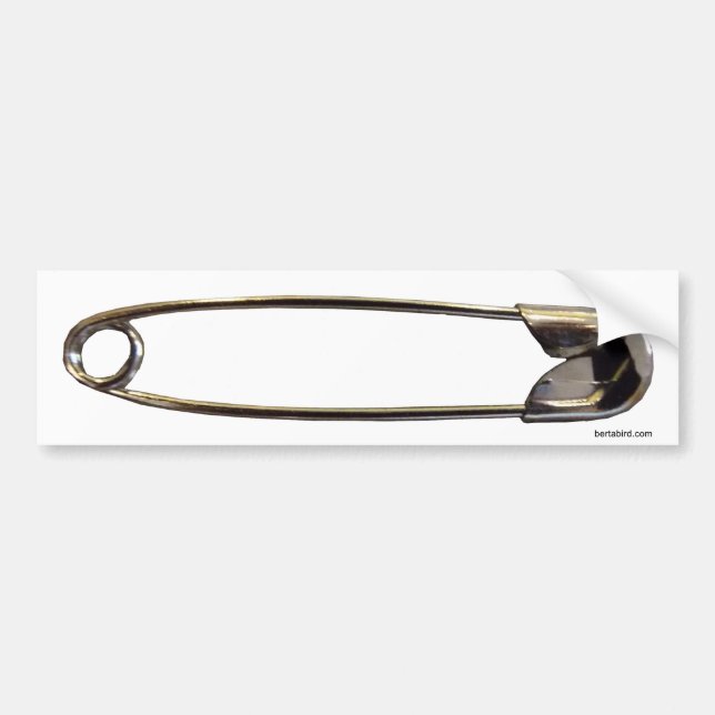 Sicherheits-Button-Autoaufkleber #safetypin Autoaufkleber (Vorne)